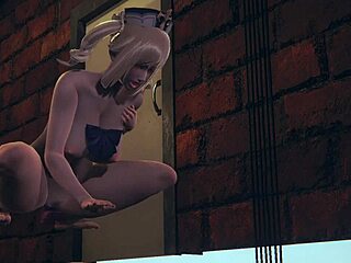 Genshin Impact Hentai - Barbara Plays with Dildo in Japanese Anime Game