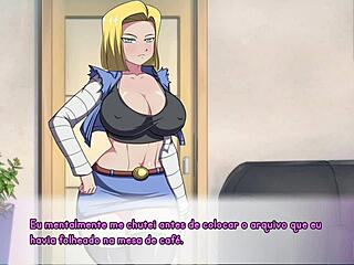 Eh, Android 18 de DBZ necesita dinero así que está dispuesta a follar, ¿sabes?