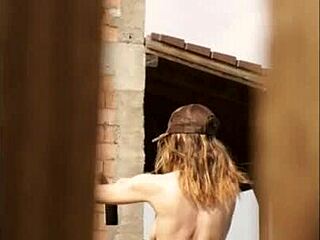 summer days bring out the voyeur in me, spying on neighbors flashing pussy and big tits