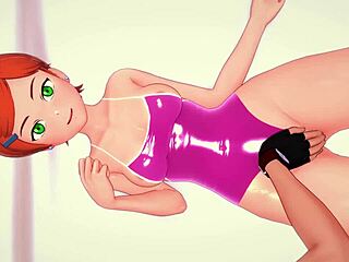 Gwen Esta Caliente Se Pone Su Traje De Baño Para Follar Hentai Version Adulta