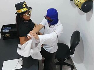 doesnt it matter were late for the party? doctor seduced by nurse for office sex