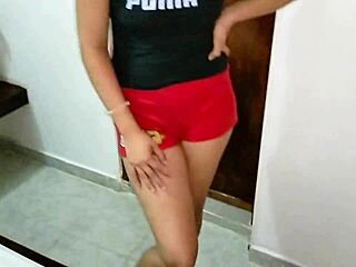 My Latina Colombian Girlfriend Calls Me Alone at Home Wanting Big Cock in Her Tight Vagina