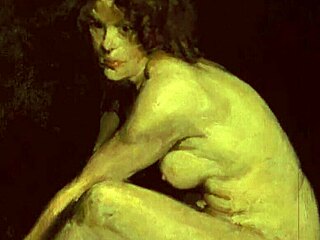 Vintage Erotic Art with a Retro Anime Charm