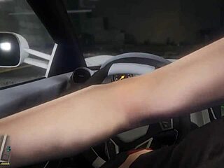 GTA 5 First-Person Hooker Encounter in Car