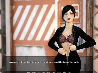 Blowjob tetek besar kartun 3D kok monster raksasa berlekuk gemuk