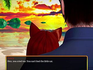 my new family playing game with redhead milf and big tits