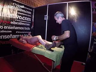 i gave ana marco an erotic massage and she had an orgasm