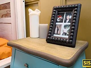 Teen 18+ Moans as Stepbrother's Hard Penis Enters Her Hungry Pussy!