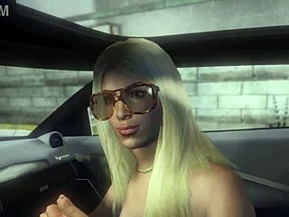 GTA 5 First-Person Hooker Encounter in Car