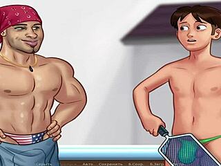 milf in summertime saga uses 69 as working tool at office.