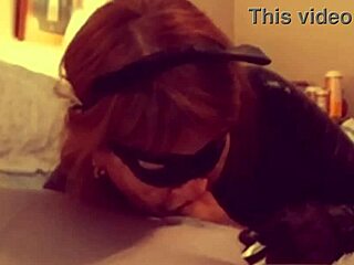 Catgranny Blows Batman In Cosplay Costume