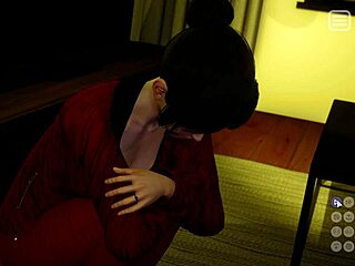 Complete gameplay - my bully is my lover part 13 with sexy naked pov riding and cock licking