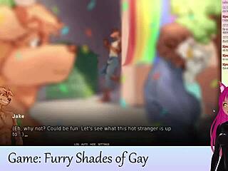 Vtuber Lewdneko ดำดิ่งสู่เกมเกย์ Furry ใน Shades of Gay ตอน 1