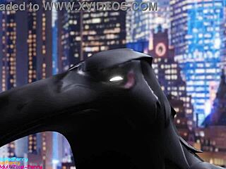 وقت الانتقام مع بيكسليتد بيري في أكشن فوتاناري 3D بمؤخرة كبيرة