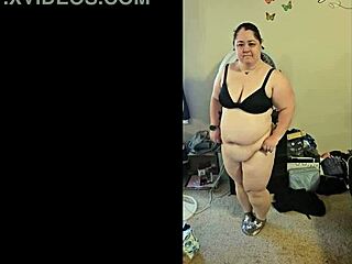 Bbw Dance to Milkshake with Teasing Moves. Watch Her Strip and Shake That Fat Brunette Body!