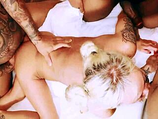 Candy Bangs Slutted Out, All Holes Fucked Hard by BBC KingCureTV in Wild Group Action.