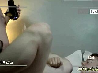 White men enjoy free bareback buddies in live gay show