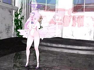 Дикое 3D аниме хентай приключение Мики