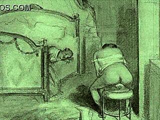 Vintage Erotic Drawings Explode With Anime Hentai!