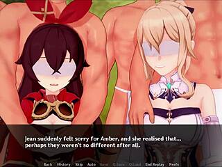 Kleeprankadventure Part 5 unfolds with wild outdoor anime lesbian gangbang and toy action.