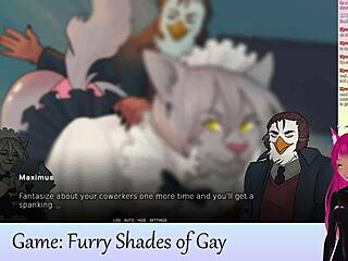 Vtuber Lewdneko ดำดิ่งสู่เกมเกย์ Furry ใน Shades of Gay ตอน 1