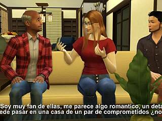 ปู่ของฉันเล่นเกมใกล้ชิดกับคู่หมั้นแบบเสียว