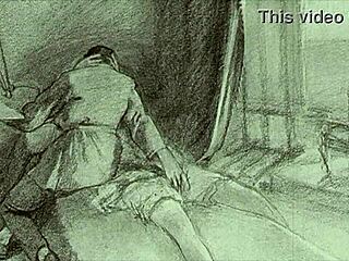 Vintage Erotic Drawings Explode With Anime Hentai!