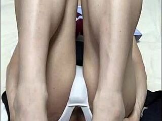 crossdress schooluniform03 with dildo and assfucking