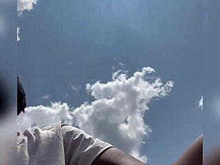 College Campus Wank Session in Public Outdoor Spot