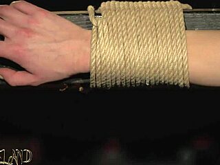 Wax drips on teen tits, spanking her kinky ass