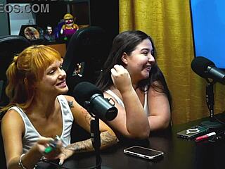 omg, flora vip got so comfy on podcast she flashed her tits out… ruan showed his dick too - podcast p�pum no barraco!!