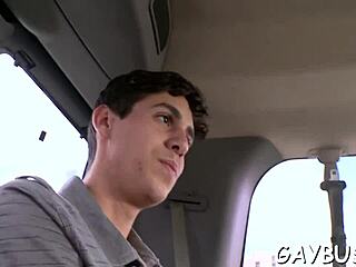 Blindfolded gay man sucks cock in game