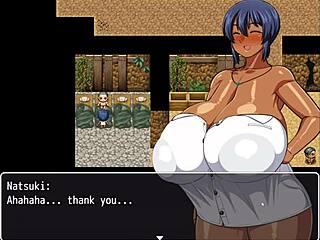 aww, natsuki in hentai game ep 3 feels amazing naked in bath... 😍