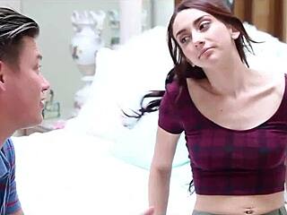 Stepbrother and Stepsister Sneak into Anal Play Session