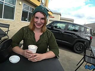 Wild Cumshot and Creampie for My Naughty Girlfriend in Public