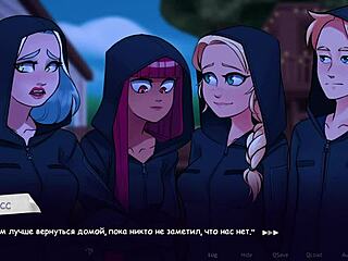 Life in Woodchester gameplay with wild footjob action