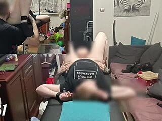 Tied up on massage table, fucked to amazing orgasm