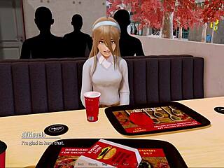 Harem Hotel 281 bustiga tjejer knullar i anime-spel