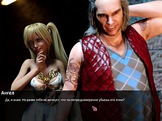 garota anime é traída com anal e garganta profunda no gameplay