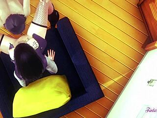 Boruto Naruto Hentai 3D: Himawari y Hinata comiendo coño con chorros de squirt