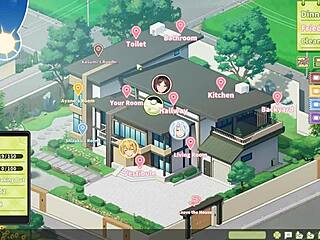 Summer Clover harem game ep 8 half-naked with huge boner