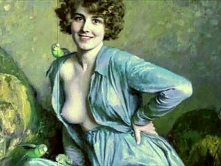 curious about vintage erotic drawings with a hairy twist?