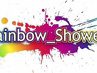 فتاة أنمي بصدر كبير تخنق نفسها في مشهد مجنون