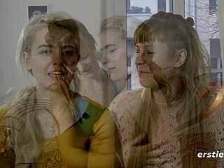 Amateur lesbians intensely finger pussies and dive into muff with anal toys for explosive orgasms