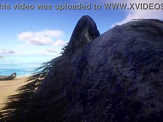 Visão POV de Dois Lobos Gays Metendo Forte em Ação Furry Selvagem