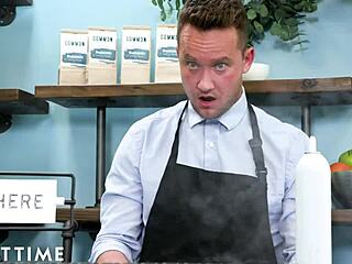 barista fucks milf alura jenson's big ass in the car