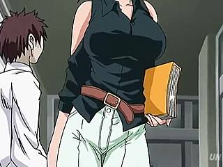 Nezbedná nevlastná mama učí mladú nevlastnú dcéru intímny hentai dotyk