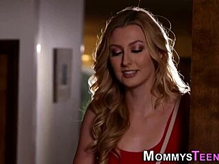 Mature Stepmom Licks Lesbian Teen 18+ In Hd