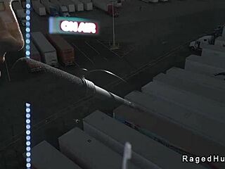 Homse lastebilsjåfører knuller hardt med store kukker på motel.