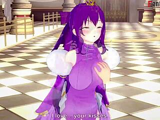 Scathach-Skadi Enjoys Throne View In Free Pov.